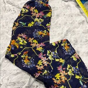 Floral Print pants ( box Z)sheer